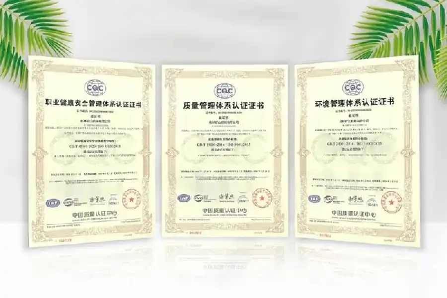 The manufacturer of Cronus grinding mill has passed the ISO certification