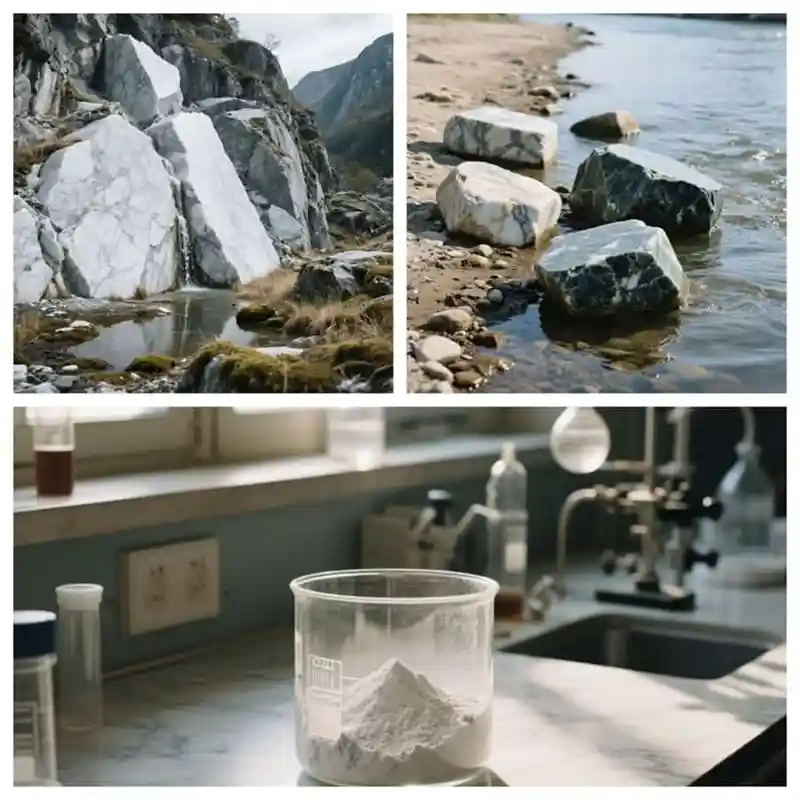Marble and marble powder.webp