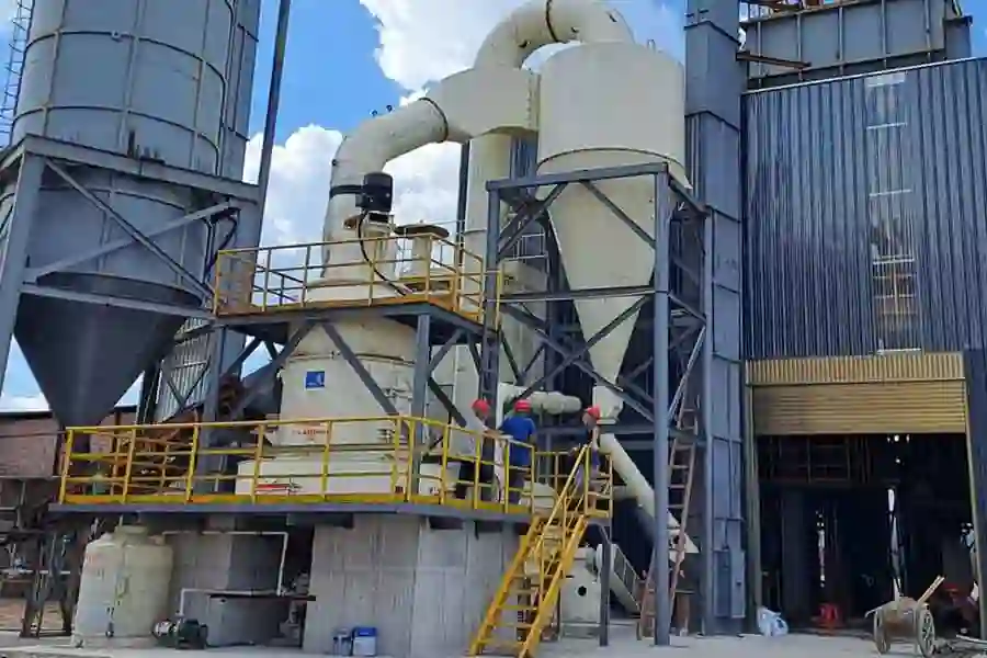 White lime powder production line in Yunnan
